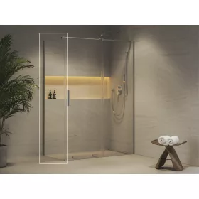 Ravak ROPS 100 fix oldalfal krómhatású+transparent