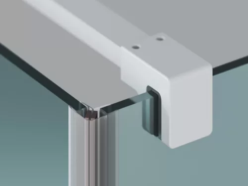 Ravak COOL! COPS-80 fix oldalfal matt fehér+transparent