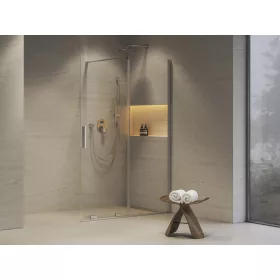 Ravak ROWI 100 zuhanykabin krómhatású+transparent