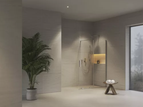 Ravak ROWI 120 zuhanykabin krómhatású+transparent