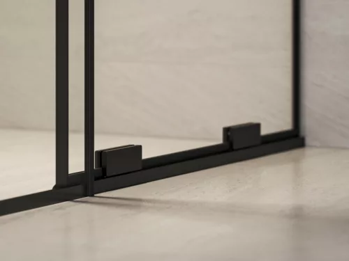 Ravak ROWI 140 zuhanykabin fekete+transparent