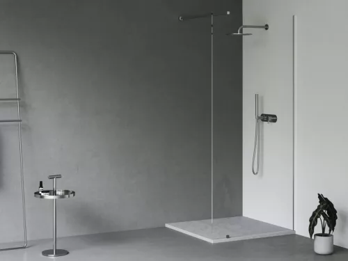 Slate Pro zuhanytálca 80x80 Smoke Grey