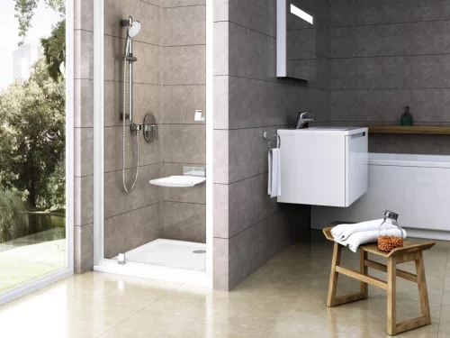 Ravak Perseus Pro 90x90 zuhanytálca fehér