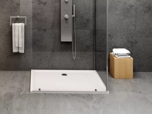 Ravak Gigant Pro Flat 100x90 zuhanytálca, fehér