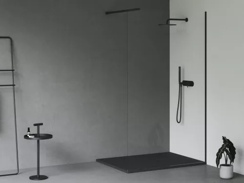 Ravak Slate Pro zuhanytálca 120x90 matt fekete