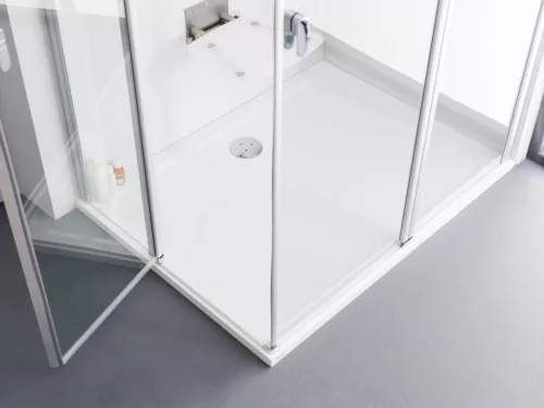 Ravak Chrome Gigant Pro 100x80 zuhanytálca, fehér