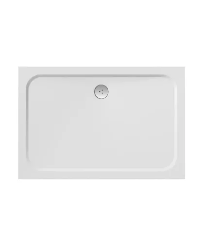 Ravak Chrome Gigant Pro 100x80 zuhanytálca, fehér