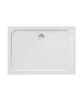 Ravak Chrome Gigant Pro 100x90 zuhanytálca, fehér