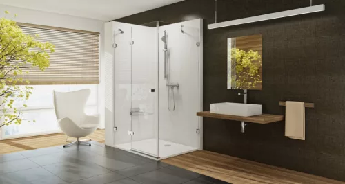 Ravak Chrome Gigant Pro 120x90 zuhanytálca, fehér
