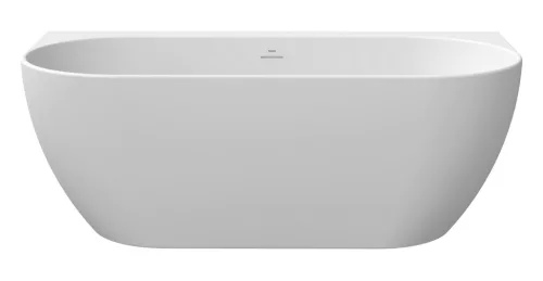 Ravak Freedom Wall 166x80 akrilkád, fehér, fehér/fekete/króm lefolyó