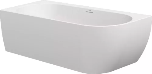 Ravak Freedom Corner 170x80 akrilkád, bal, fehér, fehér/fekete/króm lefolyó