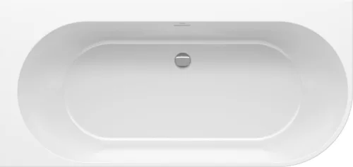 Ravak Freedom Corner 170x80 akrilkád, bal, fehér, fehér/fekete/króm lefolyó