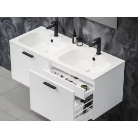 Ravak Chrome Slim 120 duplamosdó fehér, furattal