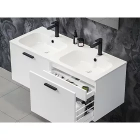 Ravak Chrome Slim 120 duplamosdó fehér, furattal