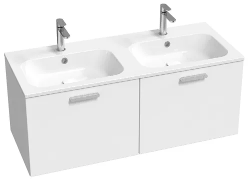 Ravak Chrome Slim 120 duplamosdó fehér, furattal