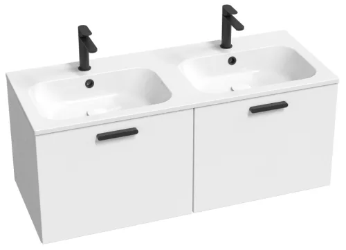 Ravak Chrome Slim 120 duplamosdó fehér, furattal