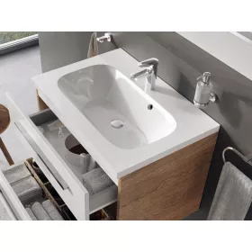 Ravak Chrome 60 mosdó fehér, furattal