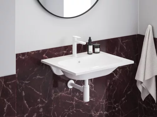 Ravak Chrome Slim 70 mosdó fehér, furattal