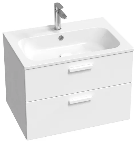 Ravak Chrome Slim 70 mosdó fehér, furattal