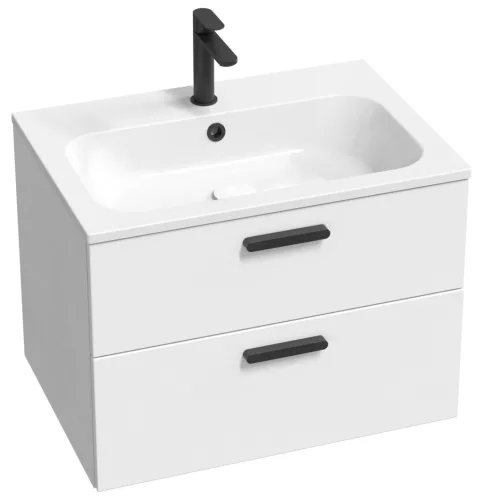 Ravak Chrome Slim 70 mosdó fehér, furattal