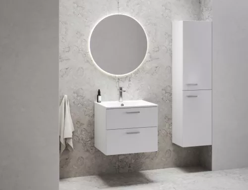 Ravak Chrome Slim 70 mosdó fehér, furattal