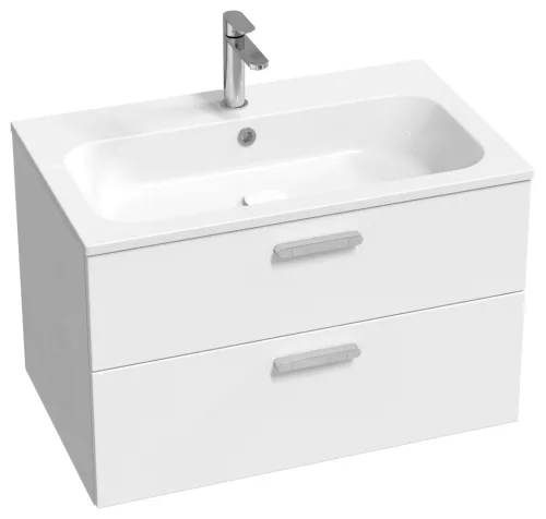 Ravak Chrome Slim 80 mosdó fehér, furattal