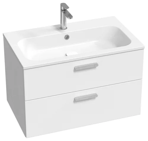Ravak Chrome Slim 80 mosdó fehér, furattal