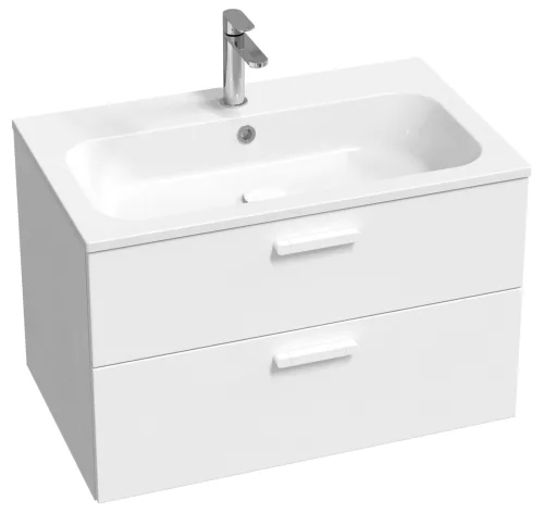 Ravak Chrome Slim 80 mosdó fehér, furattal