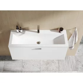 Ravak Clear 100 mosdó fehér, nyílással