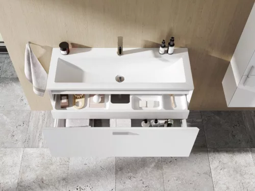 Ravak Clear 100 mosdó fehér, nyílással