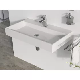 Ravak Natural 80 mosdó fehér, nyílással