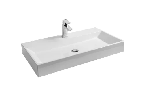 Ravak Natural 80 mosdó fehér, nyílással
