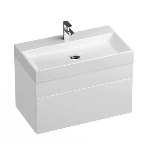 Ravak Natural 80 mosdó fehér, nyílással