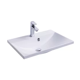 Ravak Flat 60 mosdó fehér, nyílással