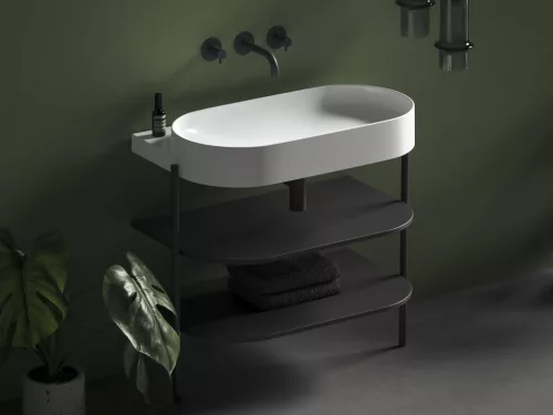 Ravak Yard 80 kerámiamosdó, fehér, túlfolyó furat nélkül