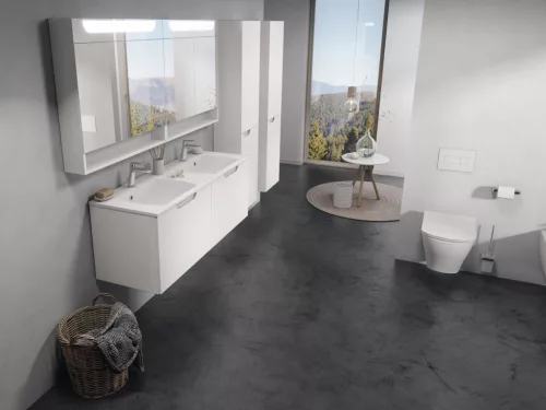 Ravak Classic Slim 130 duplamosdó fehér, furattal