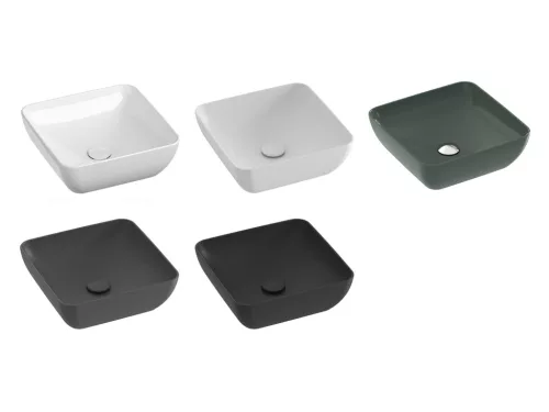 Ravak Uni Slim 38 S kerámiamosdó, fehér