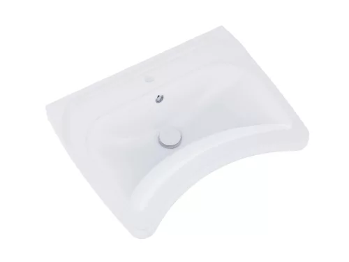 Ravak Safe 60 mosdó, csaptelep furattal és túlfolyóval