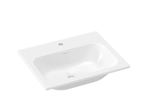 Ravak Chrome Slim 60 kerámiamosdó, fehér, furattal