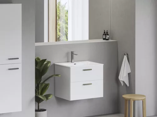 Ravak Chrome Slim 60 kerámiamosdó, fehér, furattal