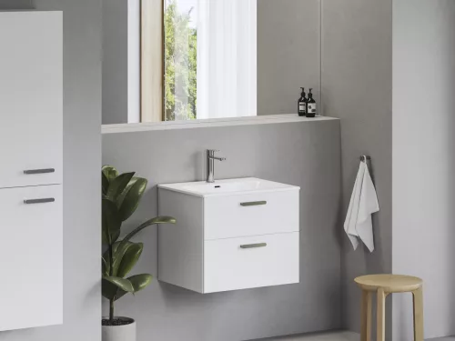 Ravak Chrome Slim 60 kerámiamosdó, fehér, furattal