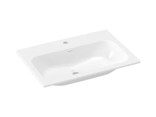 Ravak Chrome Slim 70 kerámiamosdó, fehér, furattal