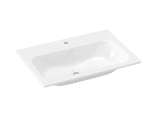 Ravak Chrome Slim 70 kerámiamosdó, fehér, furattal