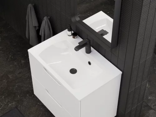 Ravak Classic Slim 80 mosdó fehér, furattal