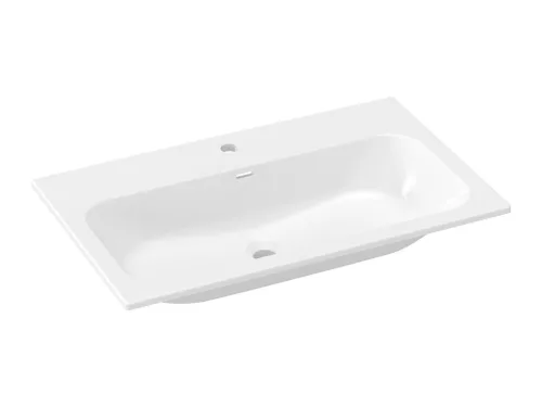 Ravak Chrome Slim 80 kerámiamosdó, fehér, furattal