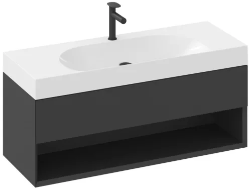 Ravak Lite 120/80 S mosdó fehér, túlfolyó nélkül, csaptelep furattal