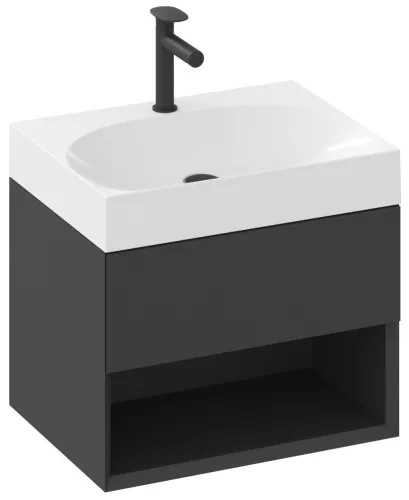 Ravak Lite 60 mosdó fehér, túlfolyó nélkül, csaptelep furattal