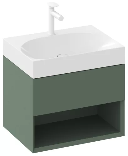 Ravak Lite 60 mosdó fehér, túlfolyó nélkül, csaptelep furattal