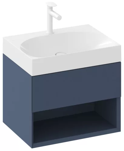 Ravak Lite 60 mosdó fehér, túlfolyó nélkül, csaptelep furattal