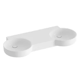   Ravak ARC 120 duplamosdó fehér, túlfolyó és csaptelep furat nélkül